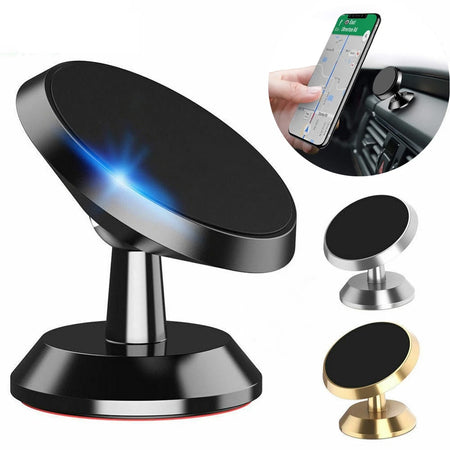 Magnetic Car Phone Holder Magnet Mount Mobile Cell Phone Stand GPS Support For iPhone 13 12 Xiaomi Huawei Samsung Oneplus